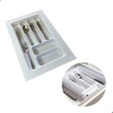 Ver imagem 1 de Porta Talher Organizador de Gaveta Og-71 323x473mm Branco