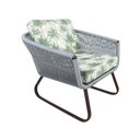 Ver imagem 7 de 2 Poltronas Milão em Alumínio e Corda Sintética para Área, Piscina, Jardim e Decoração Trama Origina