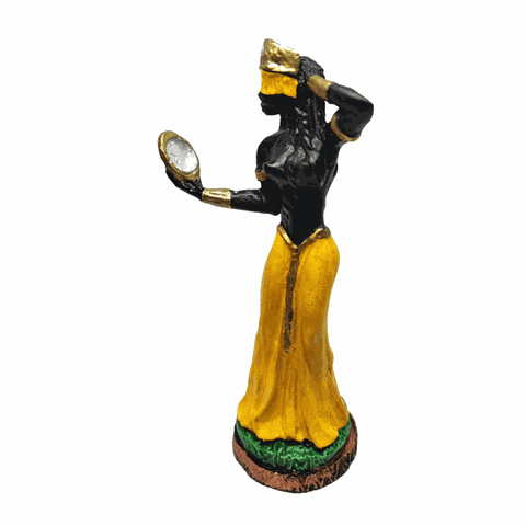 Oxum Imagem Orixá Em Resina 15 Cm Axé Loja Mistica Oxum 15 cm