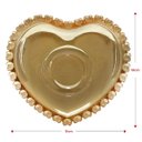 Ver imagem 3 de kit 4 Xicaras Café com Pires de Cristal Coração Âmbar