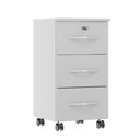 Ver imagem 1 de Gaveteiro 3 Gavetas Bacoli com Rodinhas - Branco