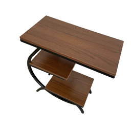 Mesa Lateral em Formato de C - Imbuia - 6