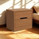 Ver imagem 6 de Mesa de Cabeceira 2 Gavetas 54 Cm S822 Kappesberg Canela