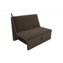 Ver imagem 1 de Sofá Cama 2 Lugares Compacro sem Braço 115 Larg Malu Matrix Cor:suede Capuccino