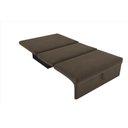 Ver imagem 2 de Sofá Cama 2 Lugares Compacro sem Braço 115 Larg Malu Matrix Cor:suede Capuccino