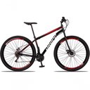 Ver imagem 1 de Bicicleta 29 Dropp Sport Aço 21 Marchas Freio a Disco Preto+vermelho
