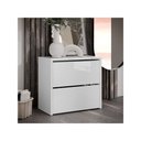 Ver imagem 1 de Sapateira Mel com 2 Portas Basculantes para Quarto ou Hall de Entrada - Branco