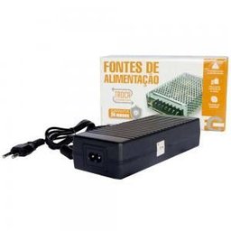 Fonte de Alimentação Eletrônica Tipo Notebook 12v 10a fc1210en 120w Bilvolt 115v -220v para Cftv, Fi - 2