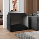 Ver imagem 1 de Casinha de Cachorro Pet Tati Raças Pequenas - Preto