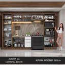 Ver imagem 6 de Armário de Cozinha Completa 330cm Rustic/Branco Stella Madesa 07