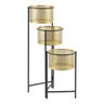 Vaso Decorativo com Suporte Gold 56cm dourado Espressione - 1