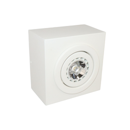 Spot Plafon Sobrepor de Teto Direcionável Quadrado Lâmpada Ar 70 - 3500/1 - Branco Texturizado - 2