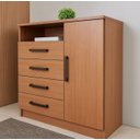 Ver imagem 2 de Kit Guarda Roupa 6 Portas+ Cômoda+ Sapateira=quarto Completo