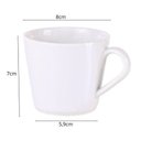 Ver imagem 3 de Conjunto Xícara de Chá e Pires 185ml Porcelana Tramontina Leonora Café Cozinha Mesa Posta