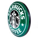 Ver imagem 3 de Luminoso de Parede Starbucks Cafeteria Café Retrô Vintage para Bar, Churrasqueira, Espaço Gourmet