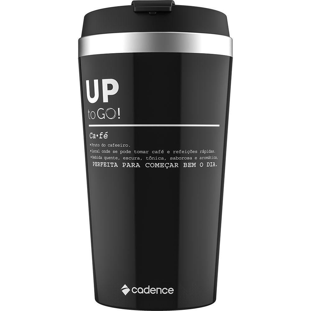 Cafeteira Elétrica Preta To Go com Copo Térmico Cadence 220V - 7