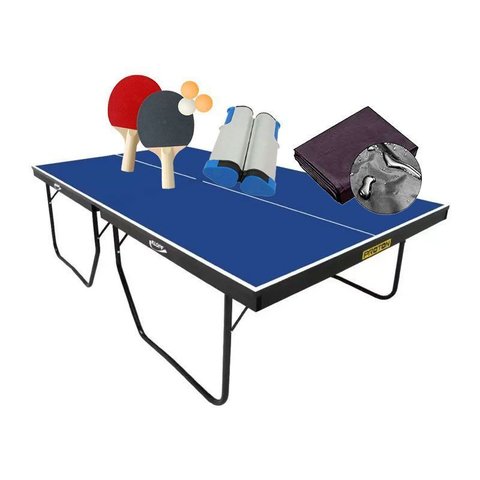 Mesa Ping Pong 1090 Klopf + Kit Completo 5091 + Capa