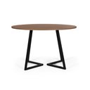 Ver imagem 2 de Mesa de Jantar Redonda Industrial 90cm 4 Lugares Rigo MDF Noronha - Straub Web