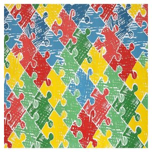 Piso Vinílico 0,7 Mm Rolo com 12,5m² Pav0058 Quabra-cabeça Kapazi