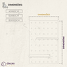 Painel Organizador Pegboard De Madeira Pinus 80x100 cm - 5