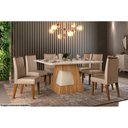 Ver imagem 4 de Kit 2 Cadeiras de Cozinha Isis 2 Un Ipe/suede Kraft Bege - Dj Móveis