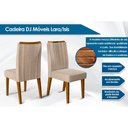 Ver imagem 2 de Kit 2 Cadeiras de Cozinha Isis 2 Un Ipe/suede Kraft Bege - Dj Móveis