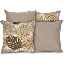 Kit com 4 Almofadas Decorativas Estampa Cáqui - 1