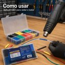 Ver imagem 5 de Kit Tubos Termorretráteis 280 Peças com Estojo Organizador