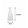 Kit 10 Vaso de Vidro Decorativo Mini Vasinho P/ Planta 13cm - 3