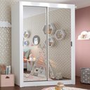 Ver imagem 2 de Guarda-roupa Infantil Madesa Bento 2 Portas de Correr de Espelho 2 Gavetas