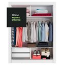 Ver mais imagens de Guarda-roupa Infantil Madesa Bento 2 Portas de Correr de Espelho 2 Gavetas