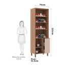 Ver imagem 2 de Paneleiro Especial 70 Cm 3 Portas de Abrir 3 Prateleira com Despenseiro Lari Luciane Móveis