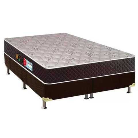 Cama Box Queen Castor Sleep Max D45 158x198x45 + Box Castor