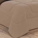 Ver imagem 1 de Edredom Malha 100% Algodão Gran Moratta 1 Peça Solteiro - Avelã-marrom