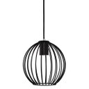 Ver imagem 3 de Lustre Pendente Esfera Bola Preto 18x19 cm Sala Quarto