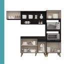 Ver mais imagens de Armário de Cozinha Completa Atlanta Home Preto Touch