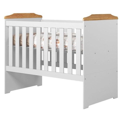 Berço Americano Carinho Branco Amadeirado Acetinado - Tigus