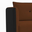 Ver imagem 7 de Kit 2 Poltronas Aviv para Sala Escritório Recepção Linho Terracota Premium Easy Clean Corino Marrom 