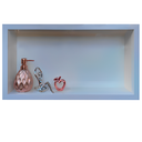 Ver imagem 4 de Prateleira para Banheiro de Porcelanato Branco Polido 60x32