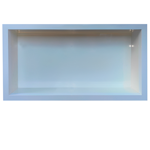 Prateleira para Banheiro de Porcelanato Branco Polido 60x32