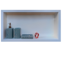 Ver imagem 2 de Prateleira para Banheiro de Porcelanato Branco Polido 60x32