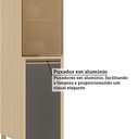 Ver imagem 7 de Paneleiro Simples 2 Portas 40cm com Vidro Reflecta Brise Luciane Móveis