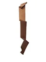 Ver imagem 1 de Decoração Escultura de Parede em Aço Abstrata Cor Bronze Único no Brasil para Quarto, Sala, Escritór