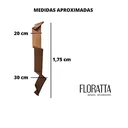 Ver imagem 2 de Decoração Escultura de Parede em Aço Abstrata Cor Bronze Único no Brasil para Quarto, Sala, Escritór