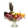 Fruteira Centro de Mesa Hortência com Pé Vidro Luxo 37cm - Mistral - 1
