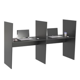 Mesa de Atendimento 2 Lugar Roma Preto Onix - 1