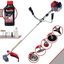 Ver imagem 1 de Roçadeira Profissional Completa Kawashima Bcj620-l 62cc 10.000rpm 8 em 1 + Óleo Toyama 2t