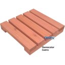 Ver imagem 1 de Deck de Madeira Modular 25x25 Cm Réguas 4 Cm com Pintura Neonx:osmocolor Cedro Semi Trans