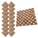 Ver imagem 1 de Pastilha de Vidro Autocolante Kit 16 Uni Parede Cozinha Banheiro Box Sala Decorativa Facil Aplicacao