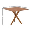 Ver imagem 4 de Mesa de Jantar Cacau com 4 Cadeiras Estofadas Encanto Linho Cinza Ornar